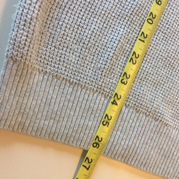 Nautica Sweater Textured Knit Cotton Gray Men's Large - Picture 8 of 10